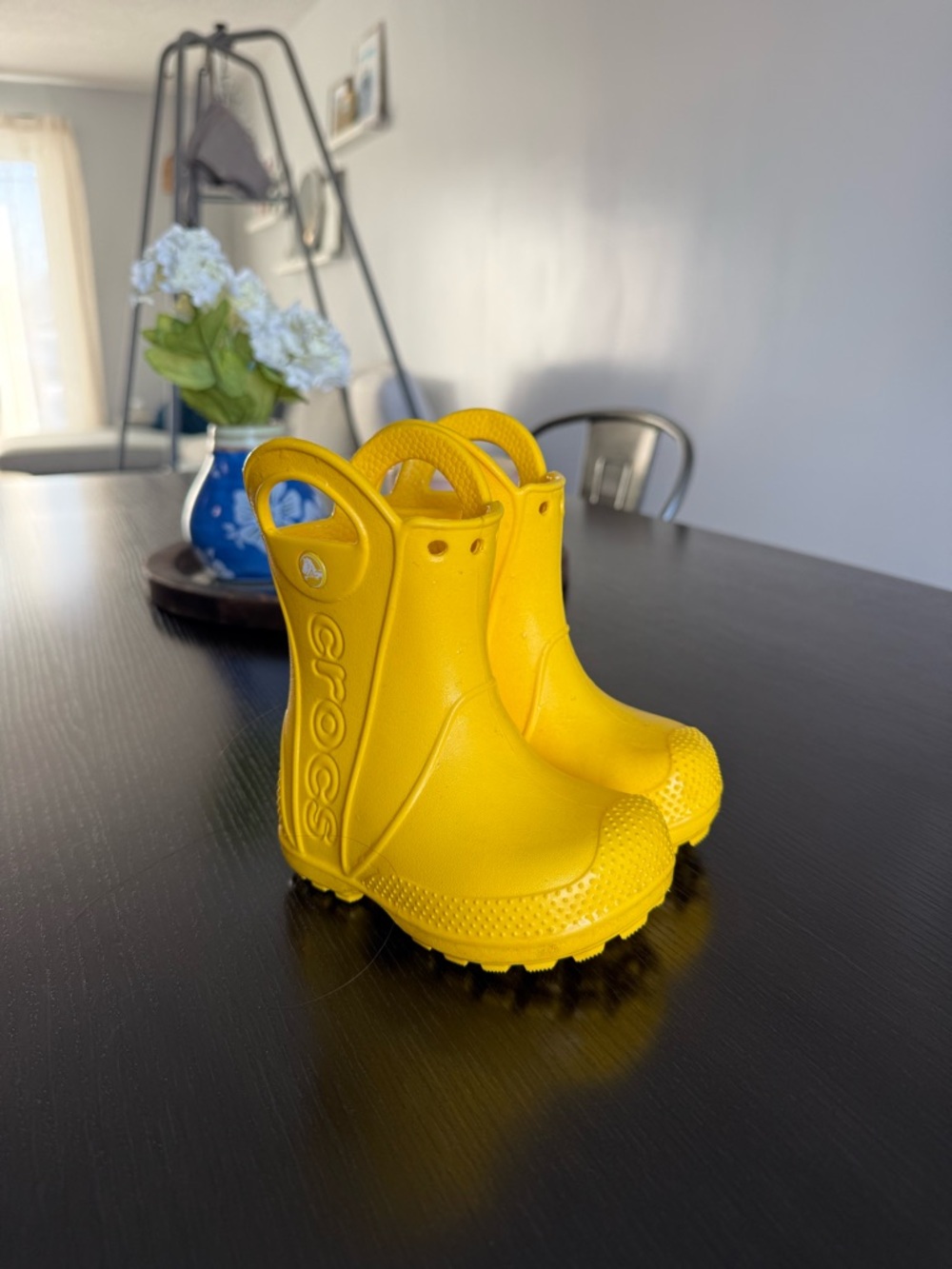 Crocs Yellow Rain Boots